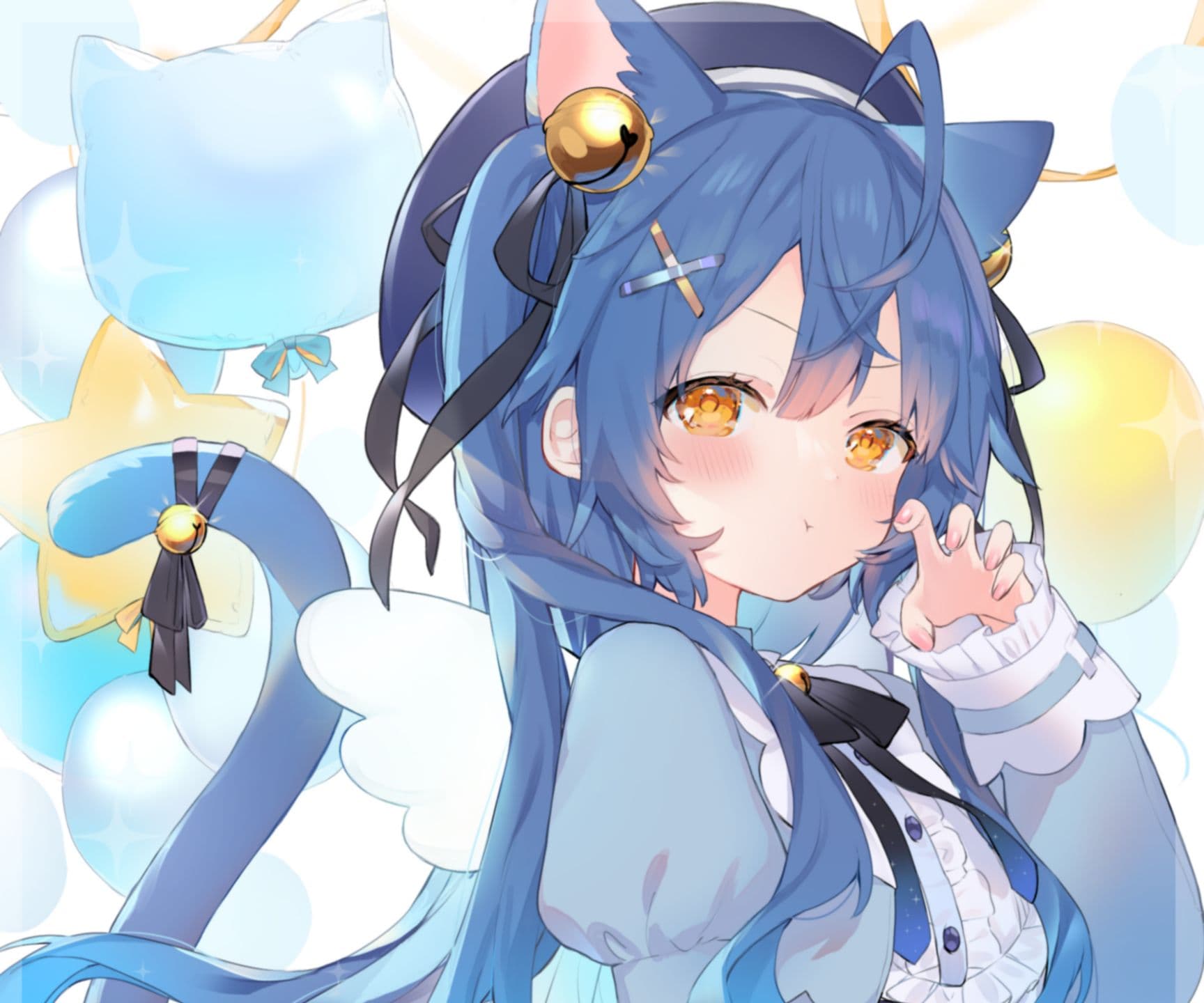 Osu! themed background wallpaper